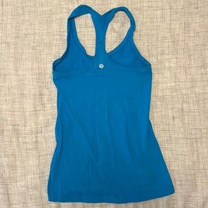 Lululemon blue workout tank